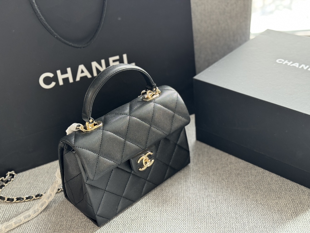 C-L 24P kelly retro handbag! Super retro and modern, Physical feel litchi skin praise!