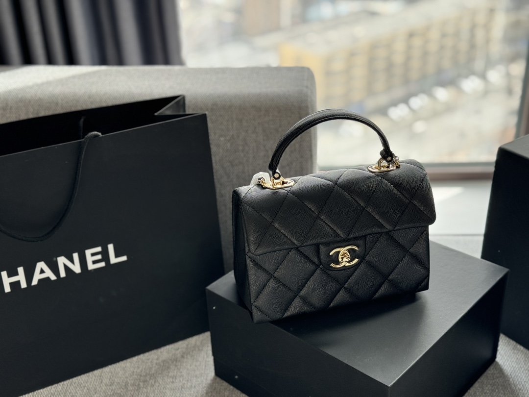 C-L 24P kelly retro handbag! Super retro and modern, Physical feel litchi skin praise!