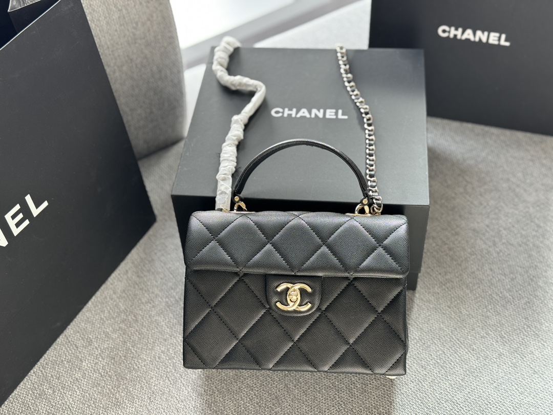 C-L 24P kelly retro handbag! Super retro and modern, Physical feel litchi skin praise!