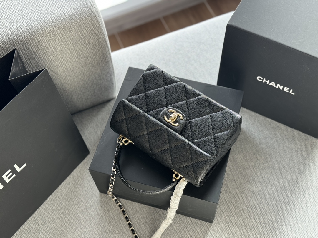 C-L 24P kelly retro handbag! Super retro and modern, Physical feel litchi skin praise!