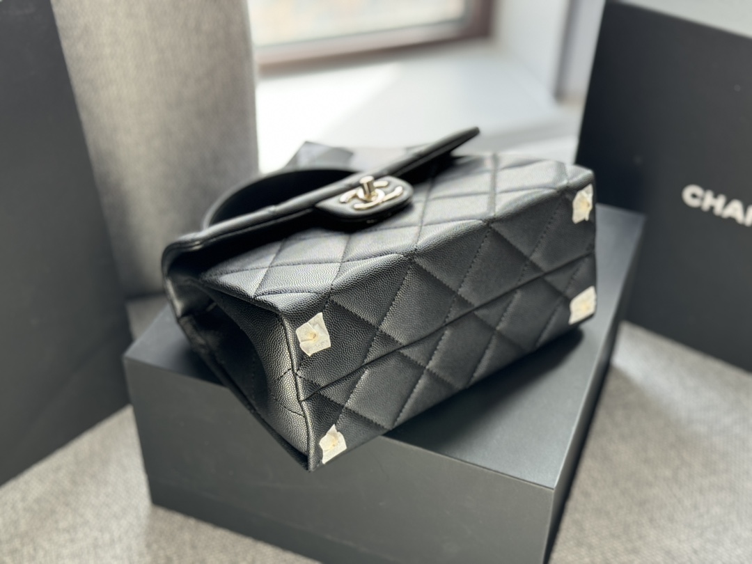 C-L 24P kelly retro handbag! Super retro and modern, Physical feel litchi skin praise!