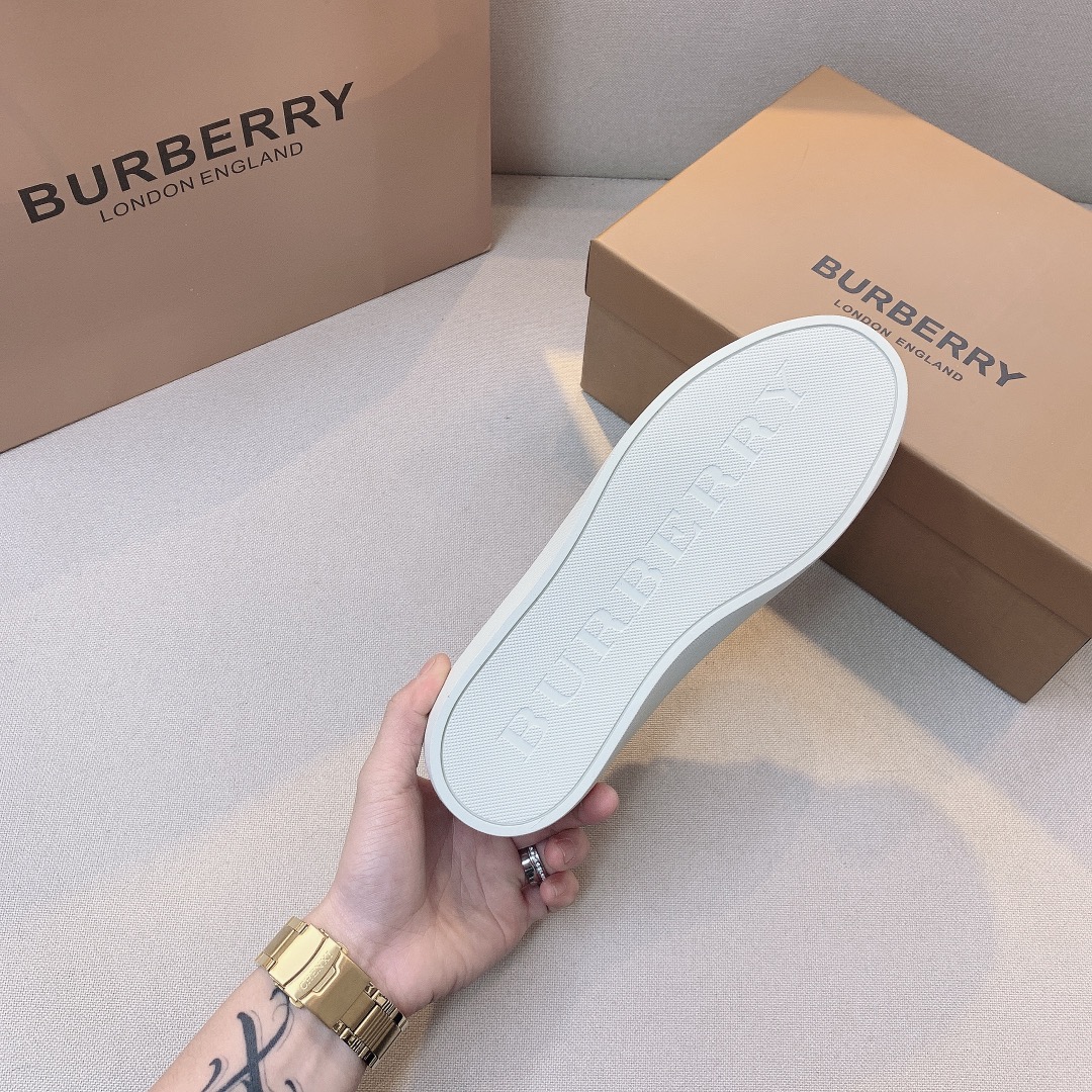 B-Y special plaid small white shoes