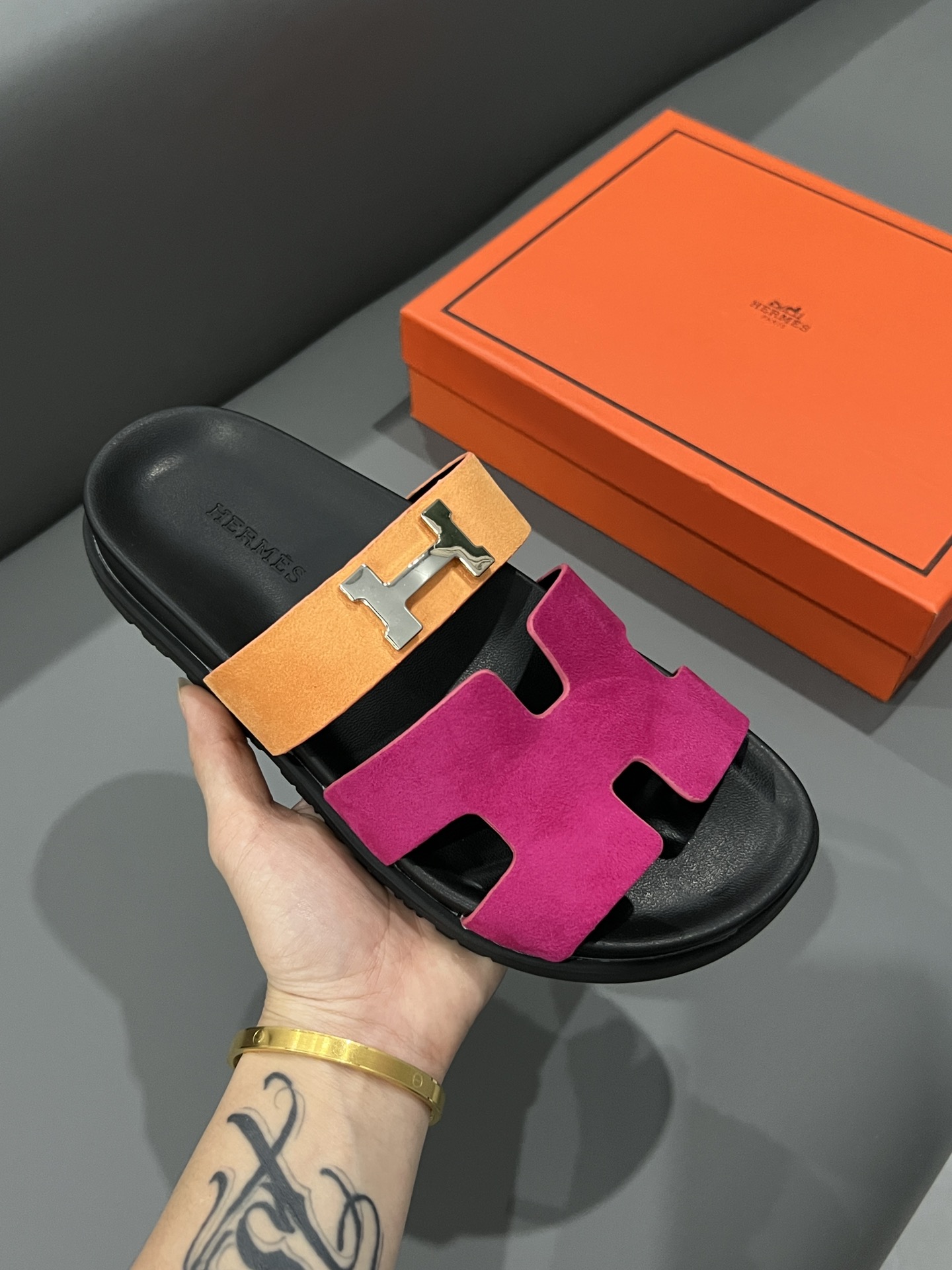 H-S Hook and loop sandals and slippers