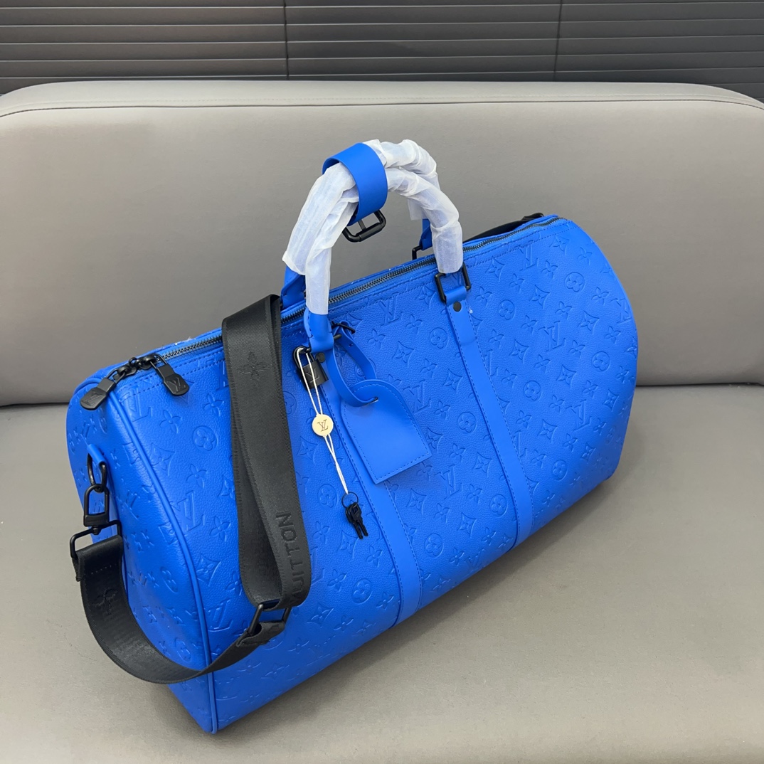 L-V Keepall Bandouliere travel bag handbag unisex large-capacity airport bag