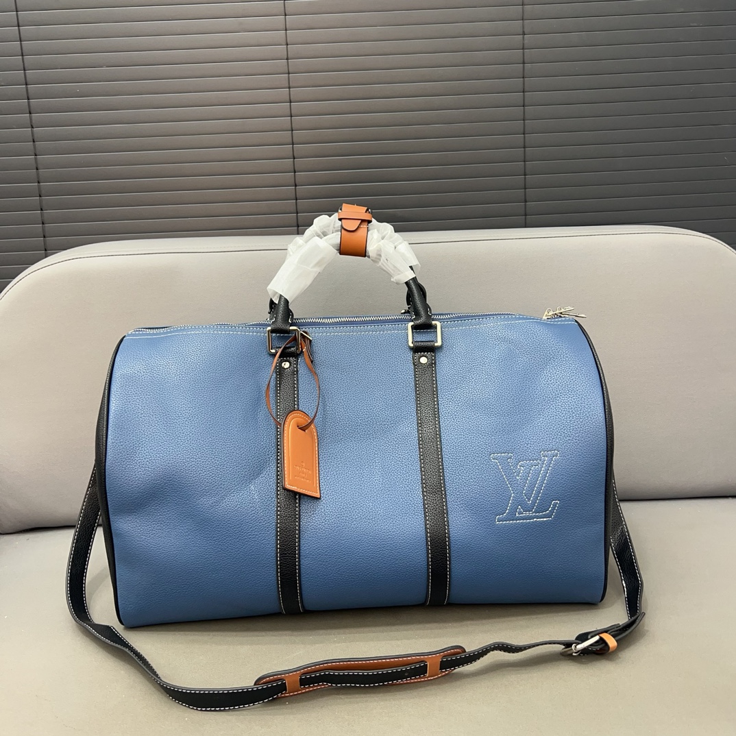 L-V Keepall Bandouliere travel bag handbag unisex large-capacity airport bag
