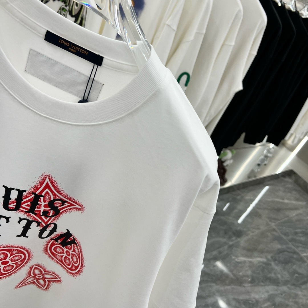 L-V Early spring new short-sleeved T-shirt personalized printing for men and women