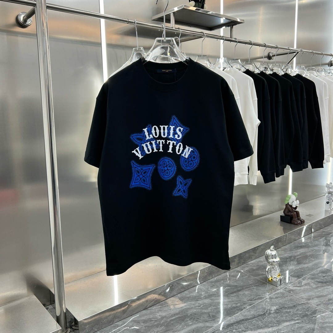 L-V Early spring new short-sleeved T-shirt personalized printing for men and women