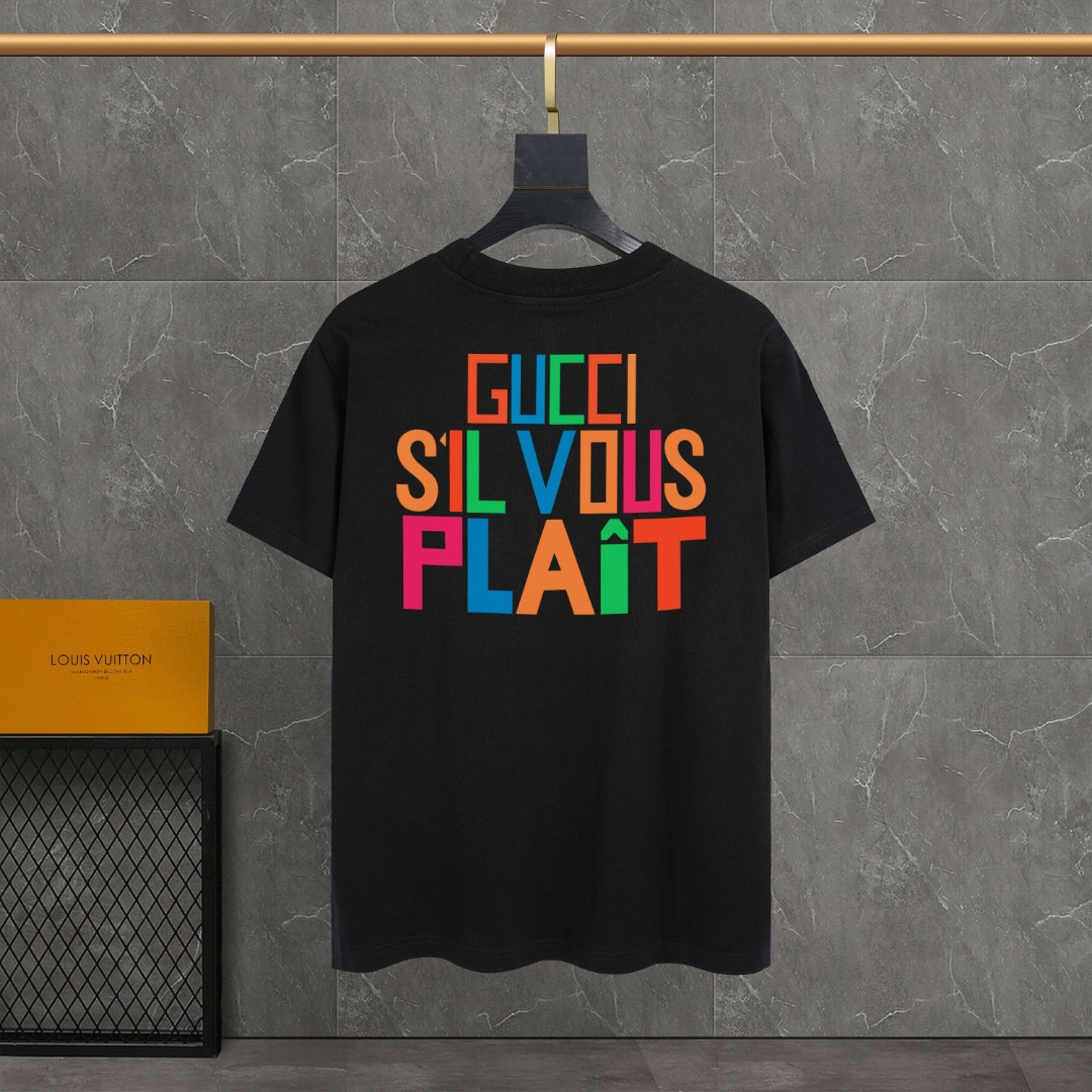 G-G New Digital Printed Short-sleeved T-shirt in Season