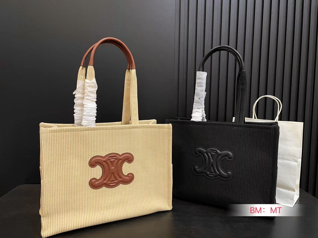 C-E  tote bag has a high quality. Super large capacity and durable.