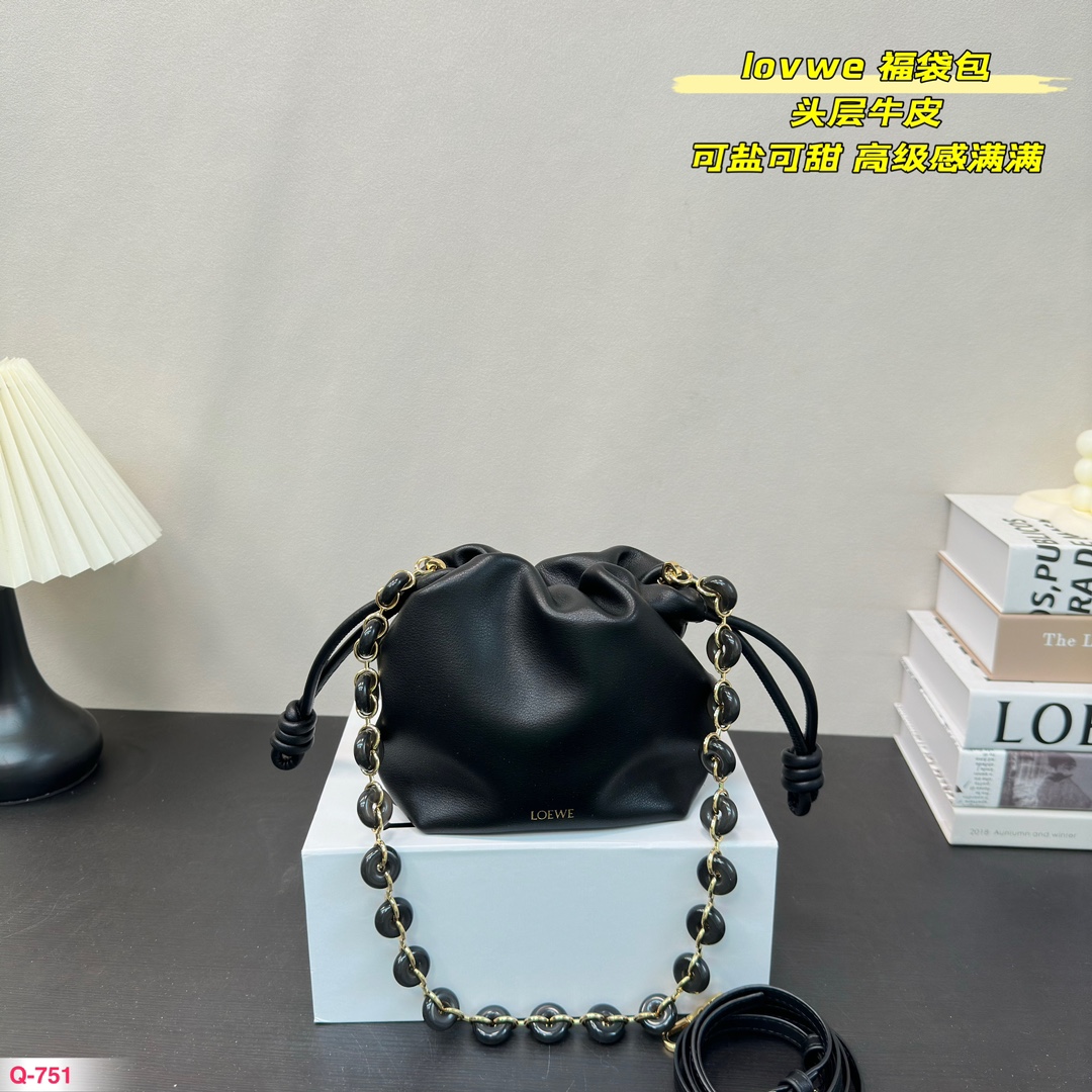 L-E Flamenco cowhide blessing bag