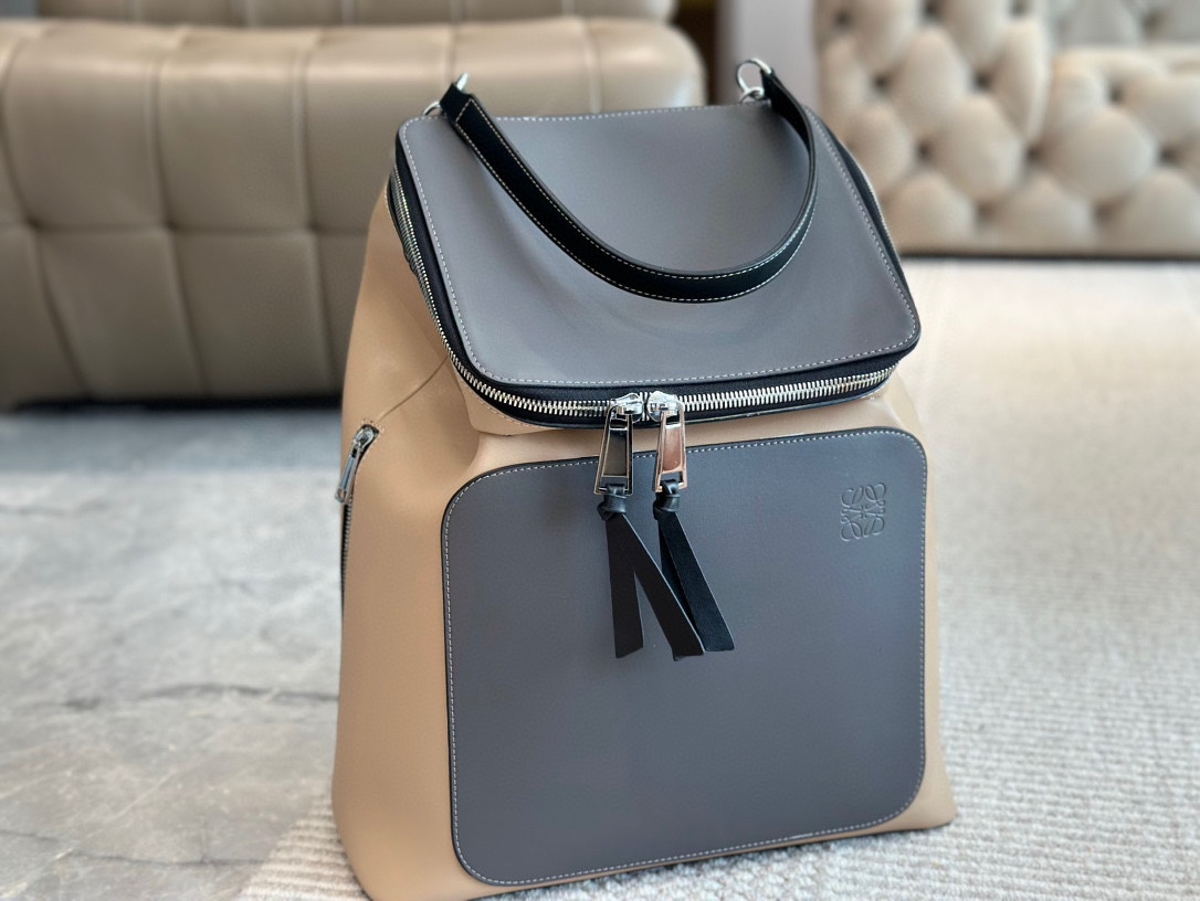 L-E Goya Small Backpack New Men's Backpack Men's Backpack