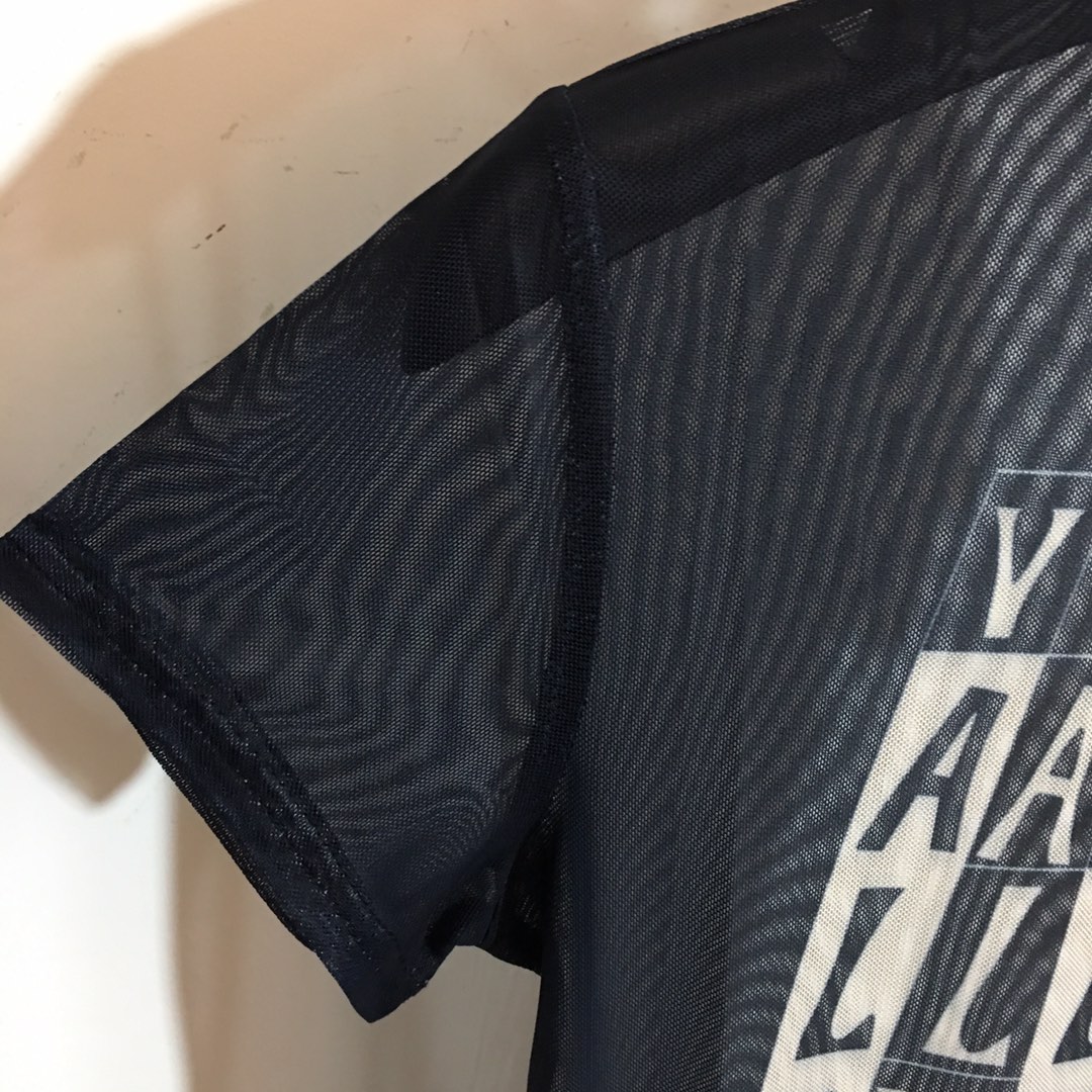 V-NO The new contrast letter printed mesh breathable slim slim one-piece tights Bodysuit,