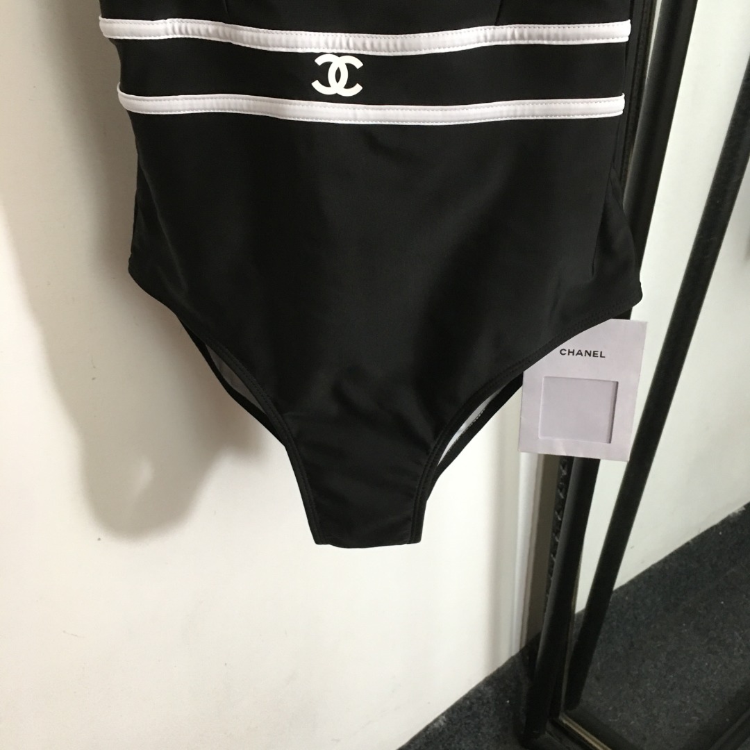 C-L New logo color matching sling one-piece swimsuit,