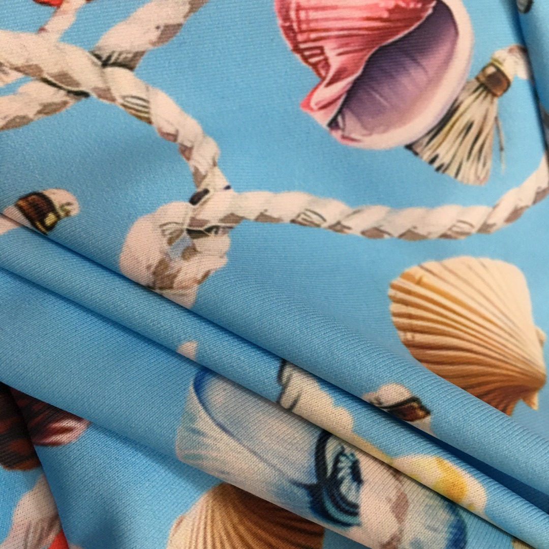 D-G New Sicilian holiday style underwater biological shell polka-dot printed sling one-piece swimsuit