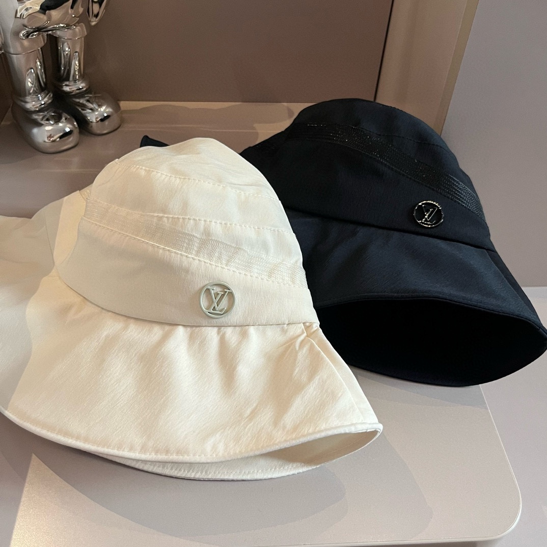 L-V Fisherman's hat, simple and versatile, head circumference 57cm.