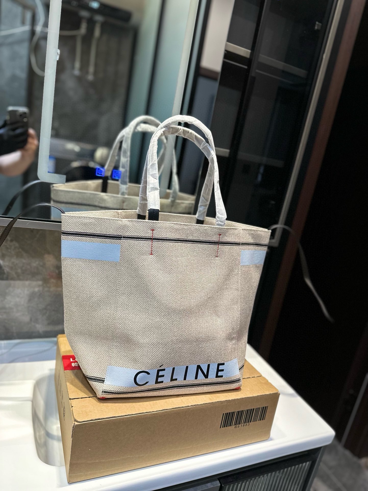 C-E Canvas bag shopping bag