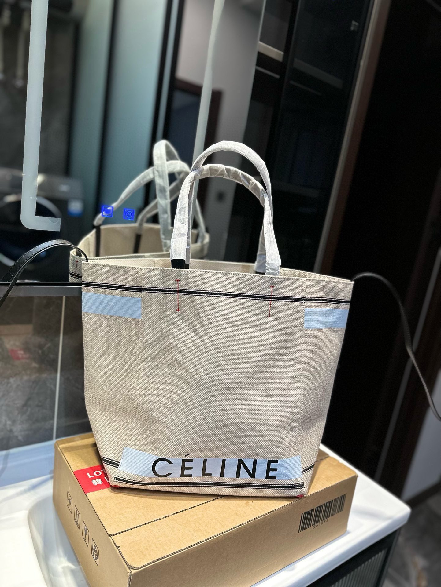 C-E Canvas bag shopping bag