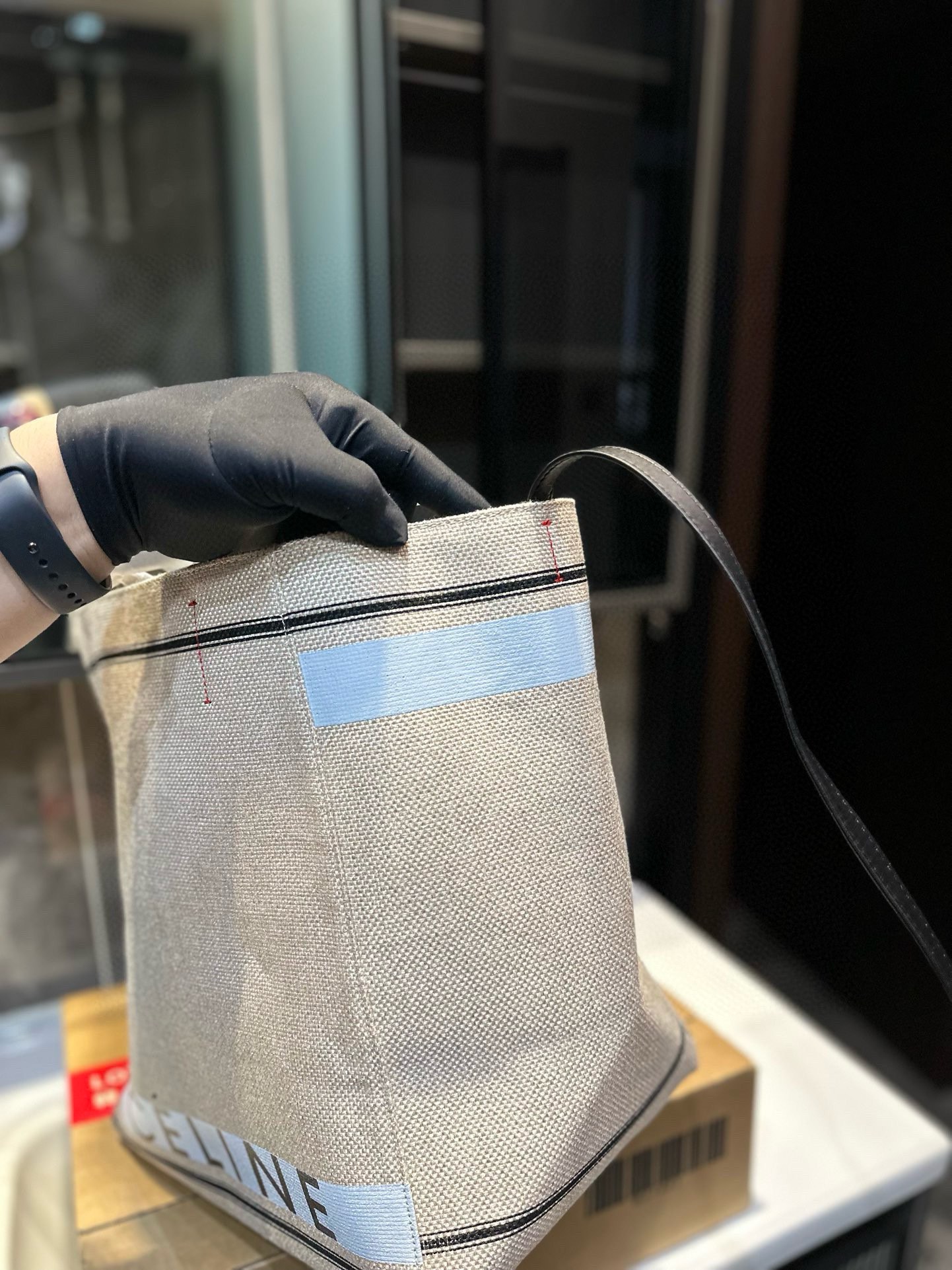 C-E Canvas bag shopping bag