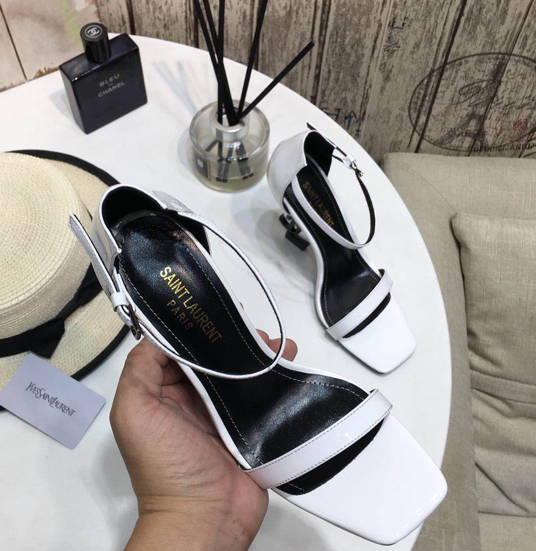 YS-L Classic square head with sandals and high heels