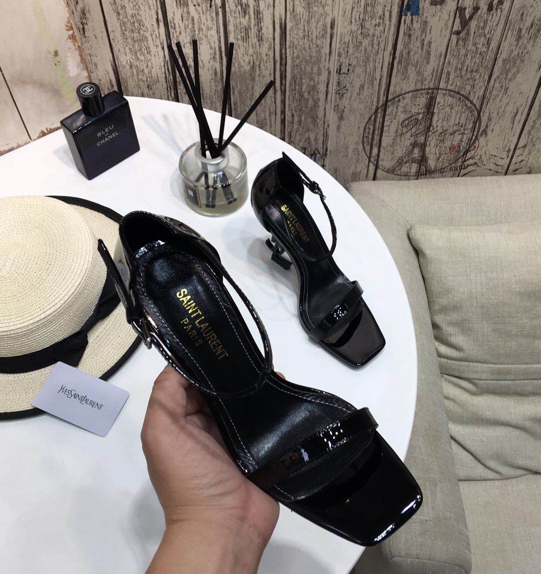 YS-L Classic square head with sandals and high heels