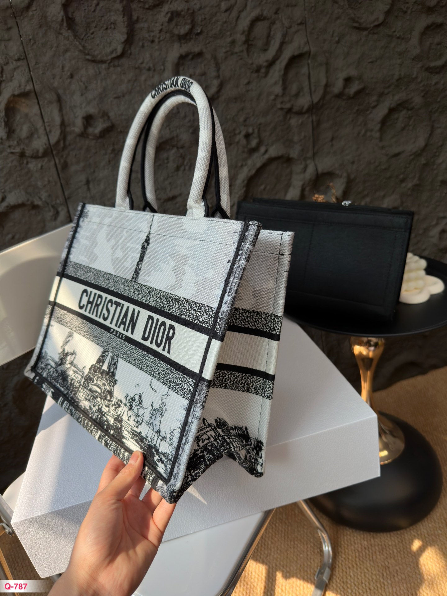 D-R  shopping bag folding box