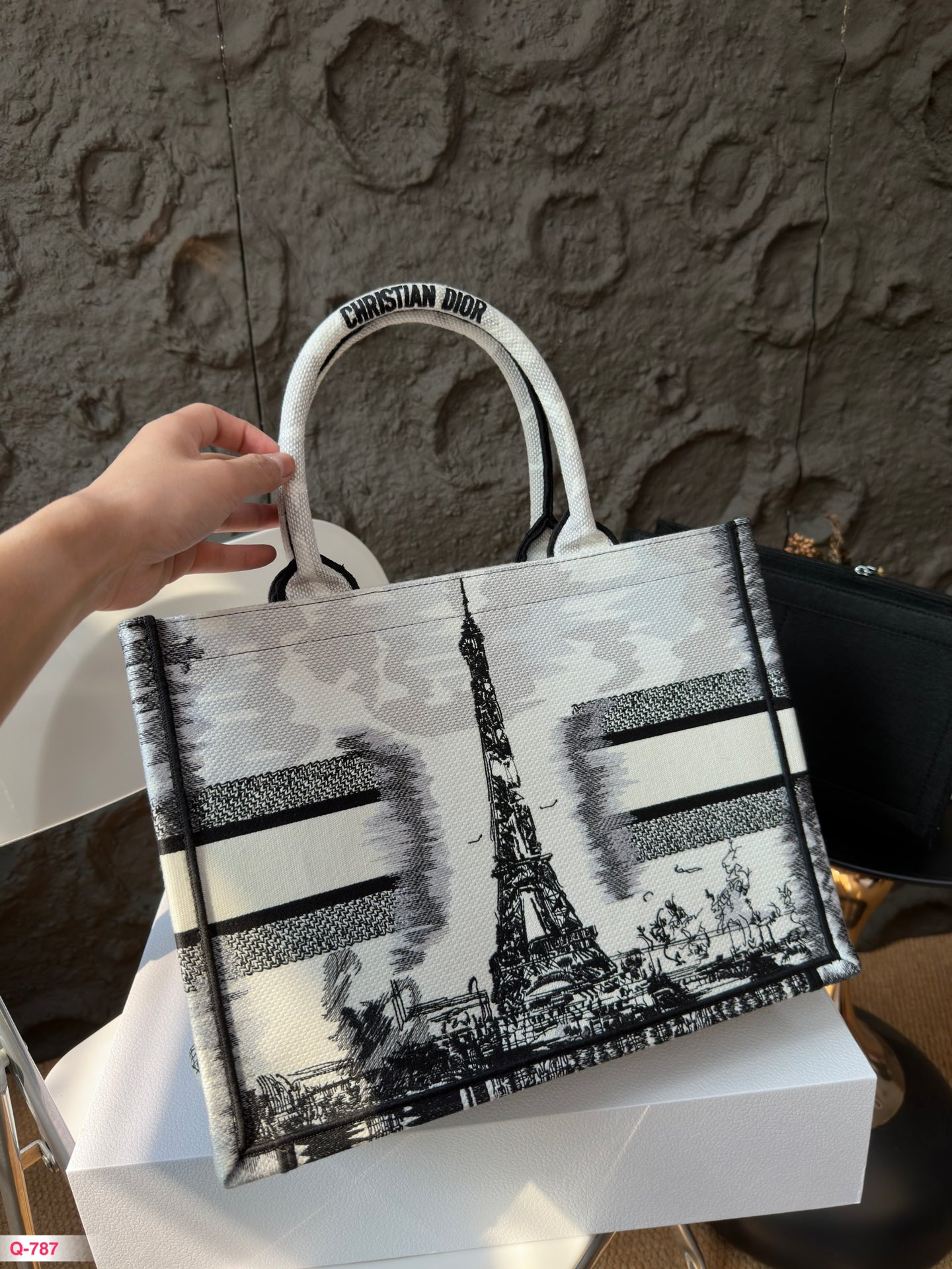 D-R  shopping bag folding box