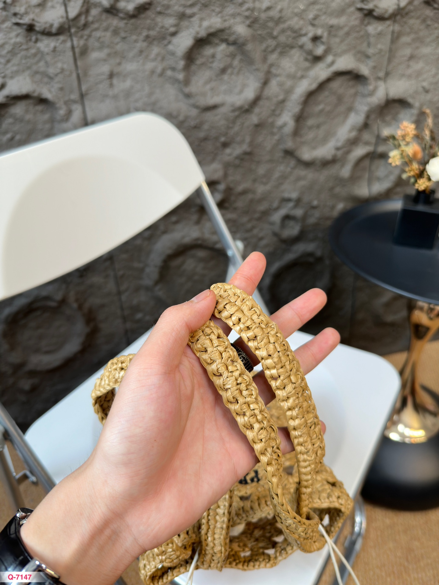 P-A Woven tote bag, a bag of love at first sight.