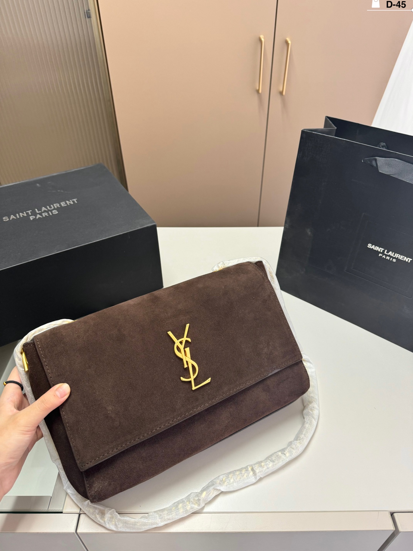 YS-L  double-sided kate double-sided Kate soft bag