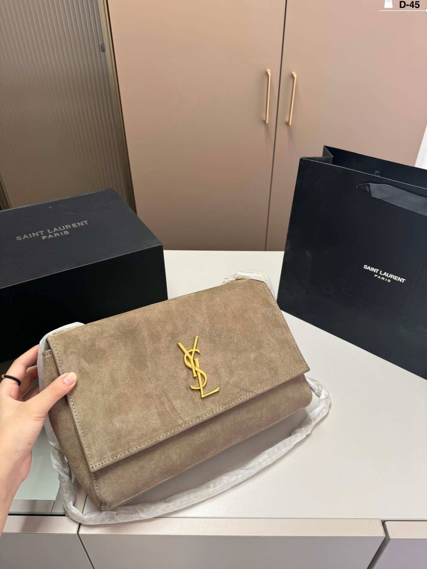 YS-L  double-sided kate double-sided Kate soft bag