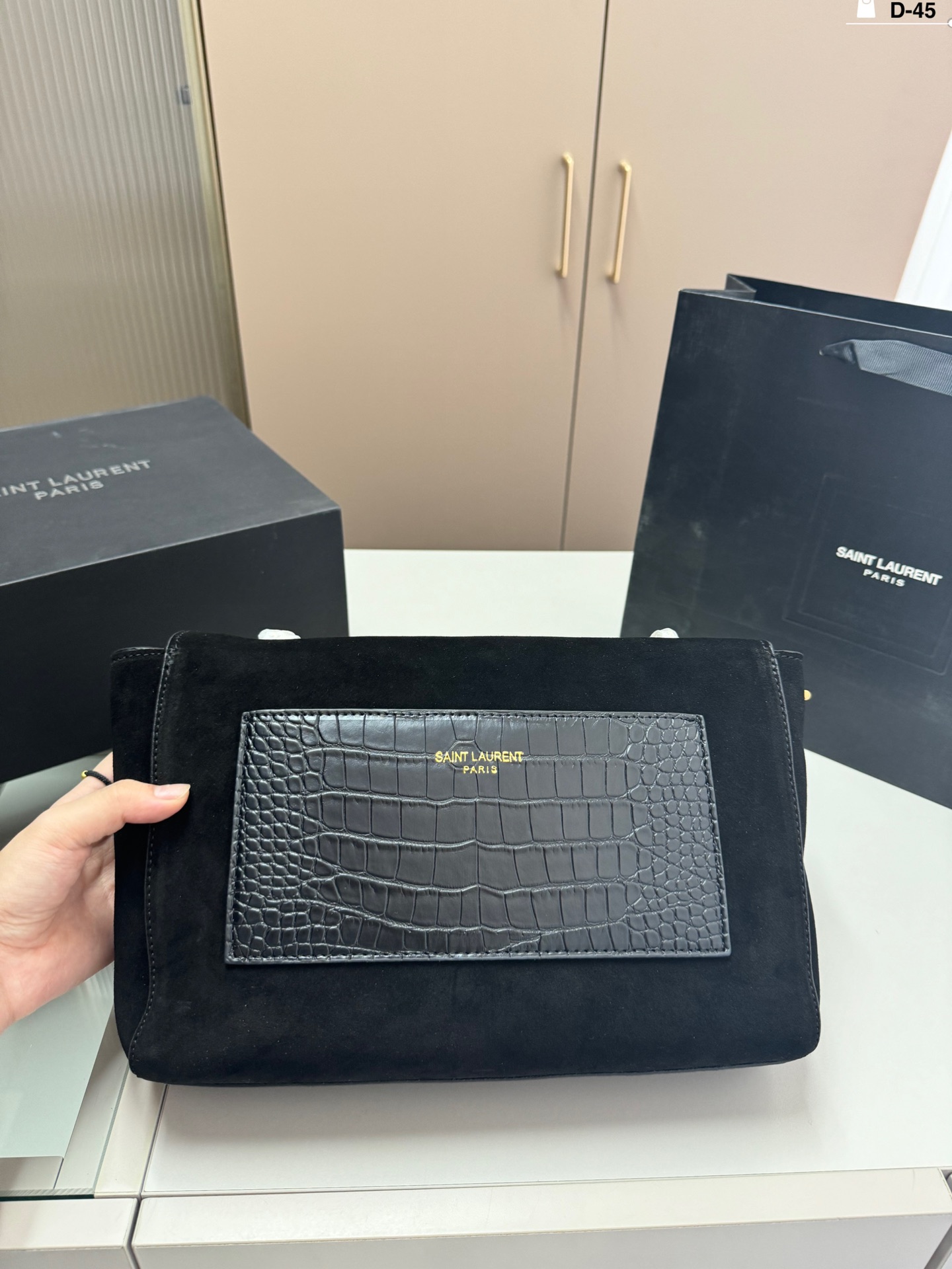 YS-L  double-sided kate double-sided Kate soft bag