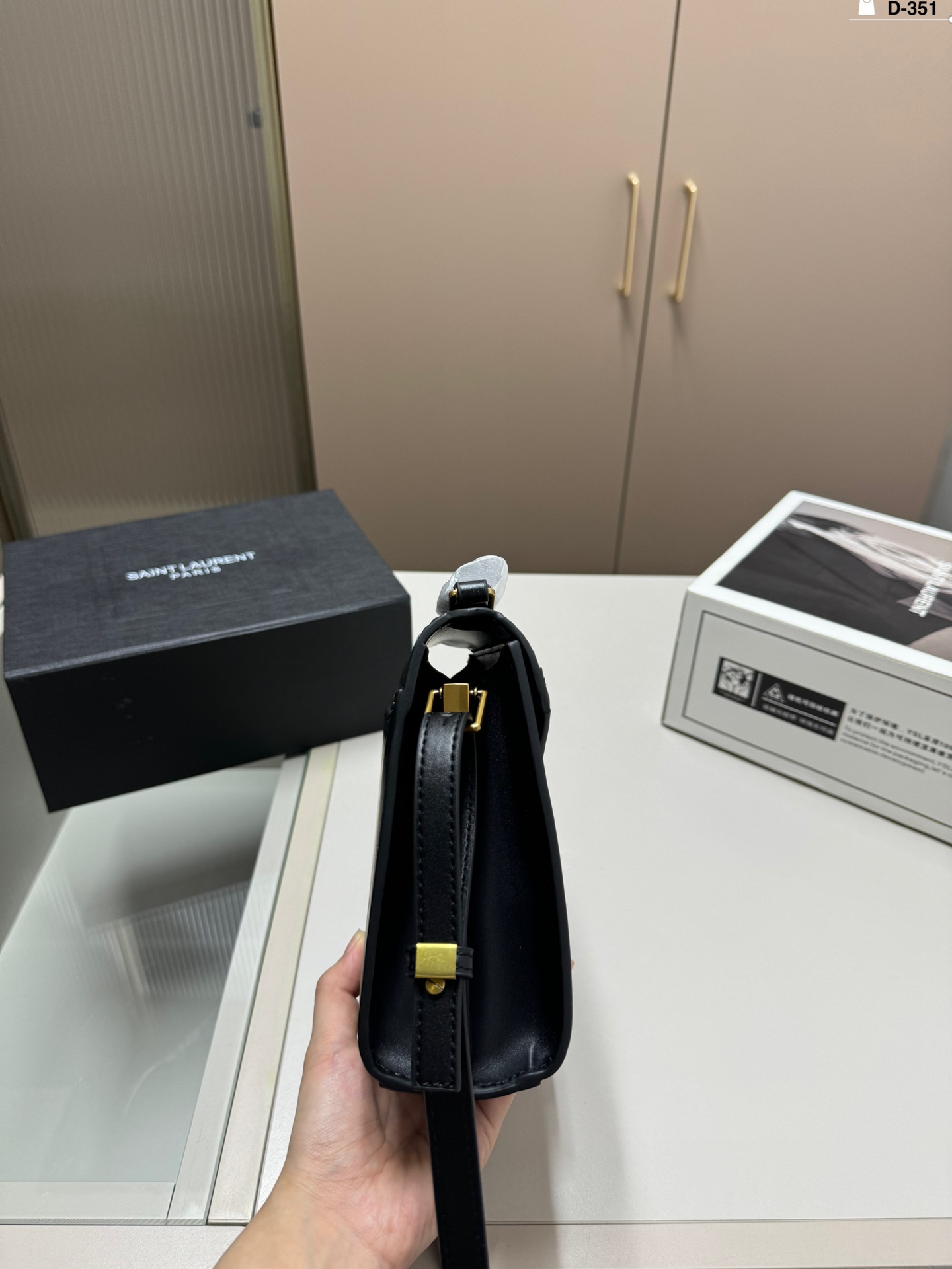 YS-L Cassandra briefcase Super Joker advanced texture