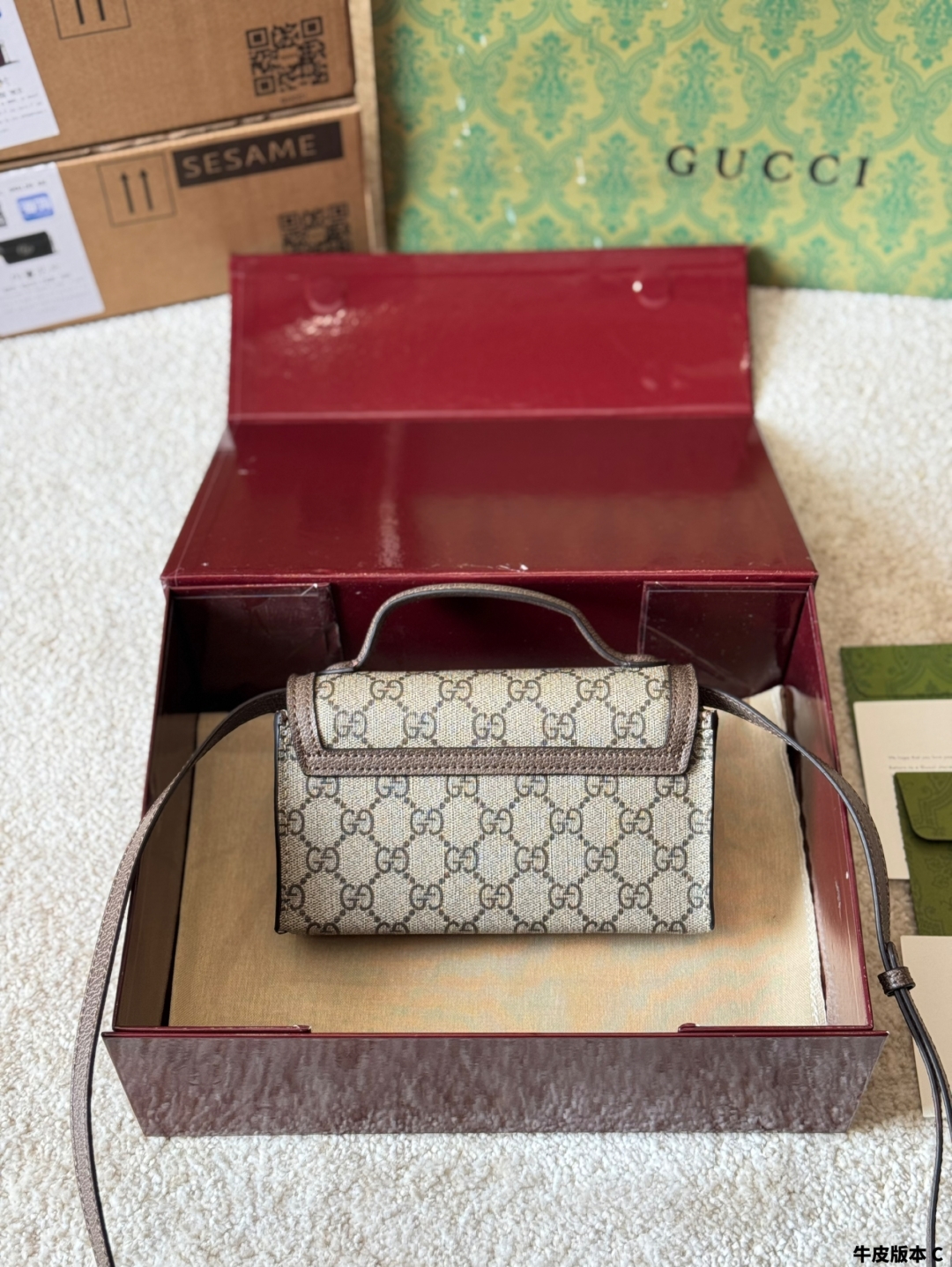 G-G Ophidia box bag.