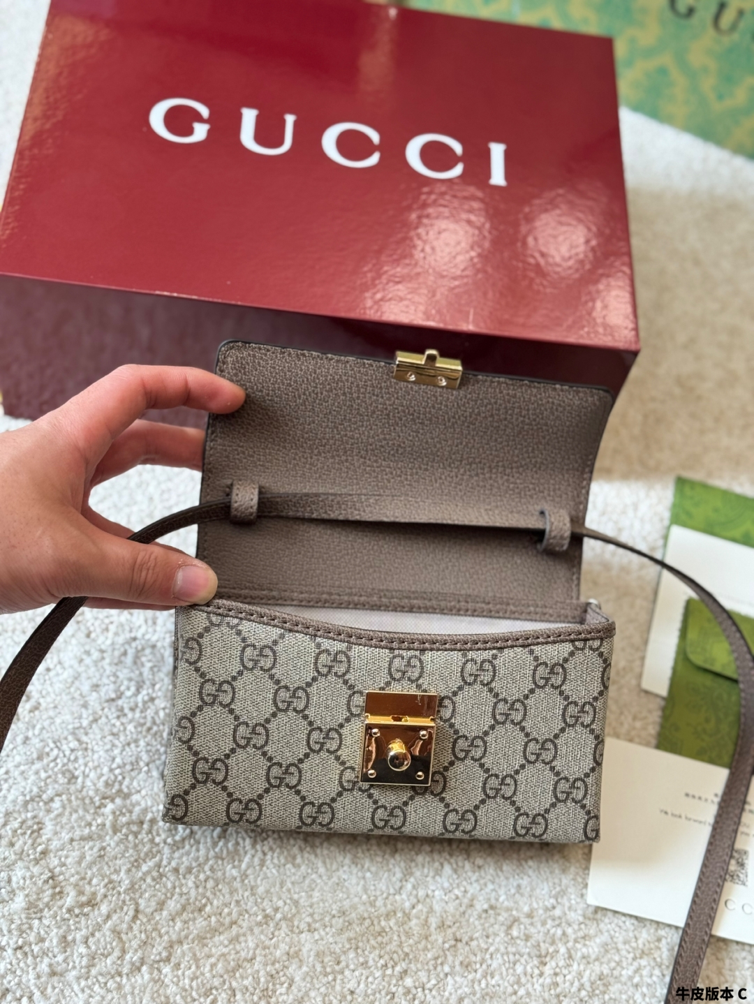 G-G Ophidia box bag.