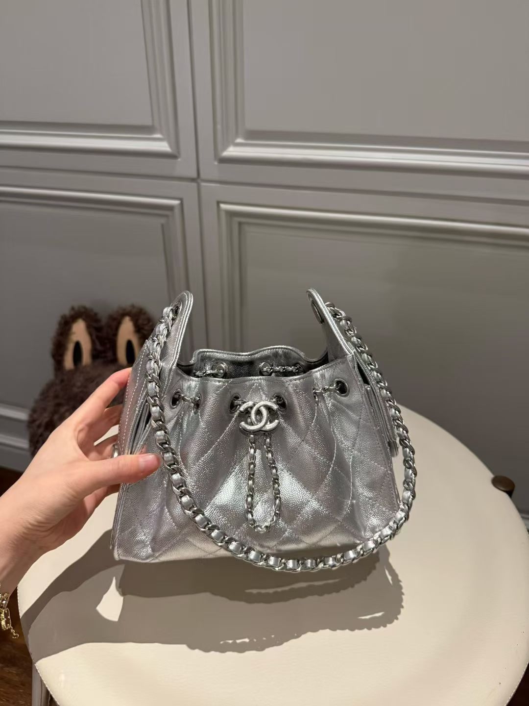 C-L Hippie underarm tote bag