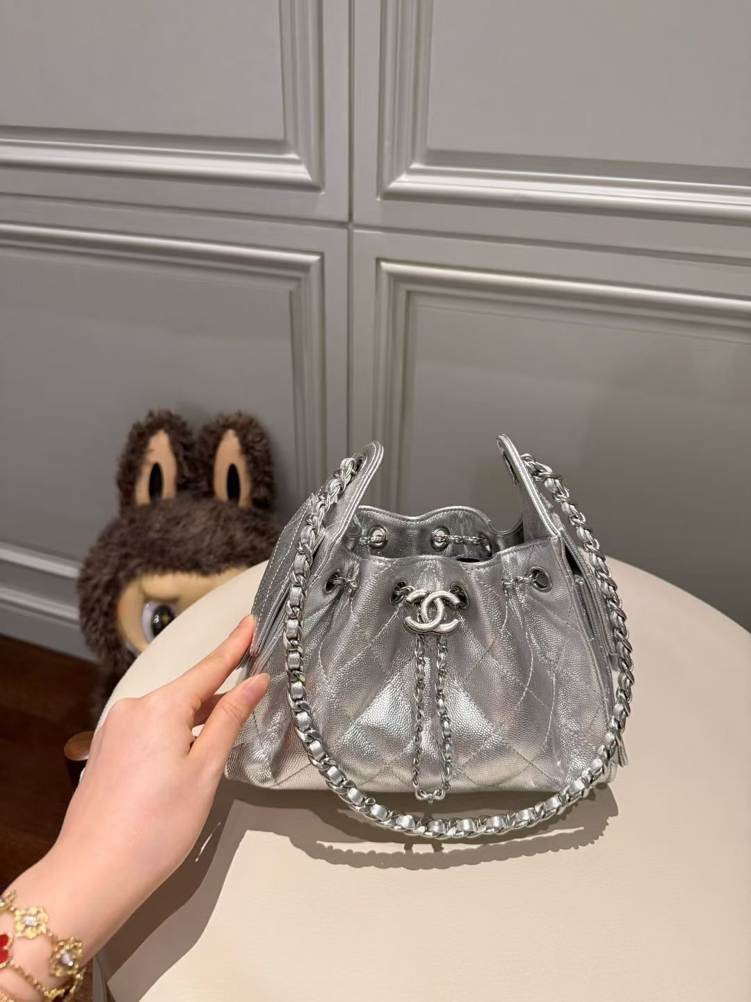 C-L Hippie underarm tote bag