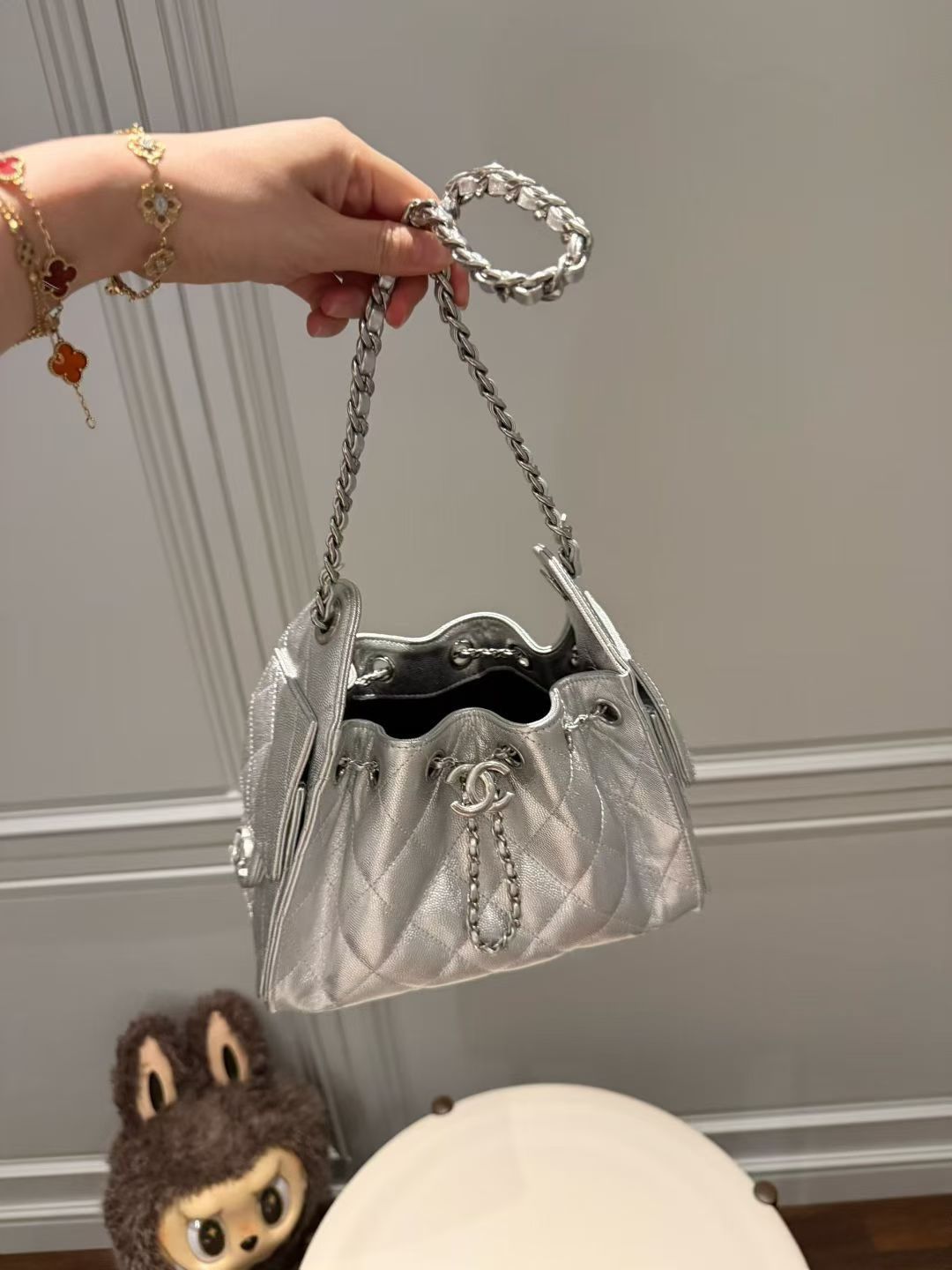 C-L Hippie underarm tote bag