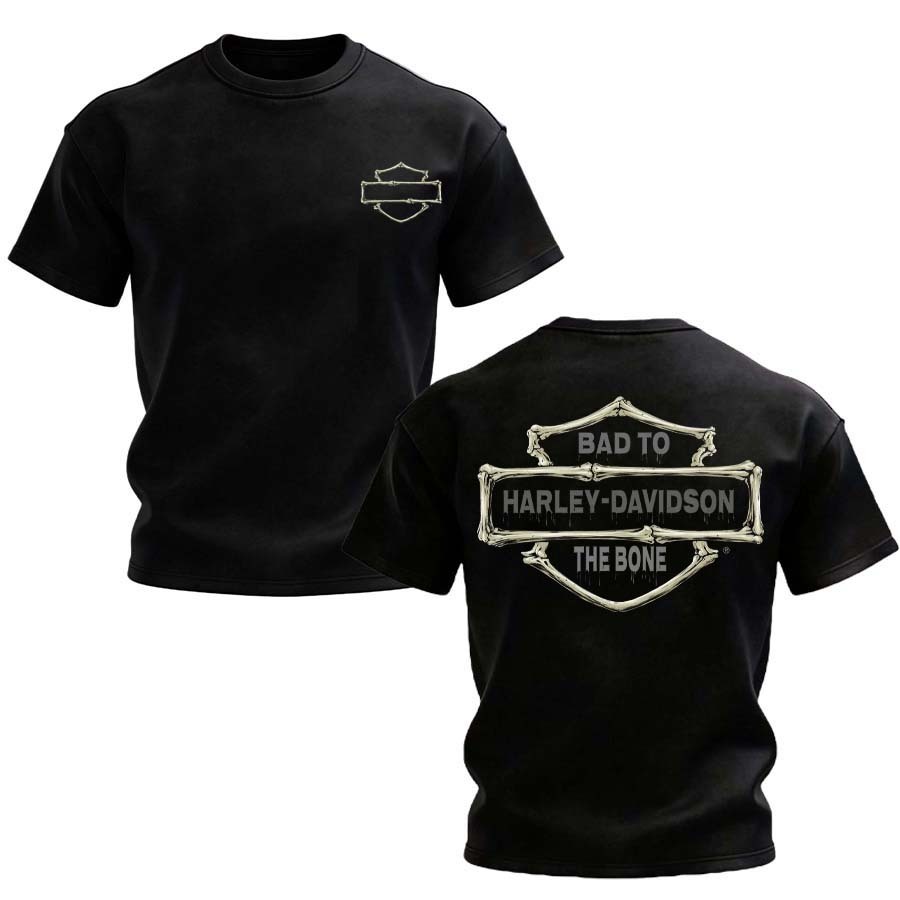 Harley-Davidson Printed Unisex Oversized T-shirt