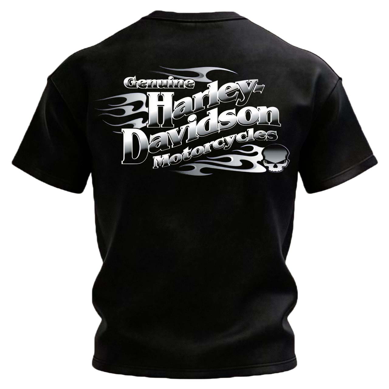 Genuine  Motorcycles Printed Unisex Oversized T-shirt