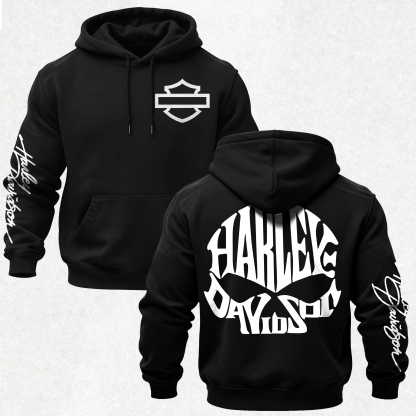  Motorcycles Printed Fleece-lined Unisex Hoodie