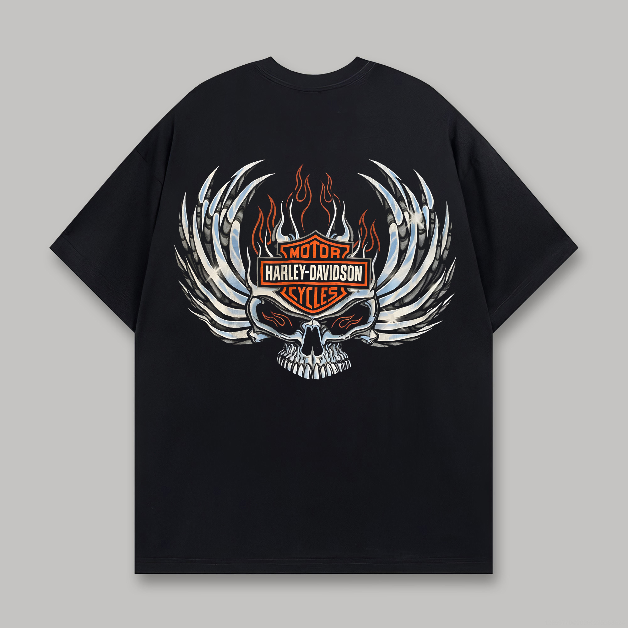  Motorcycles Printed Oversized Unisex T-shirt