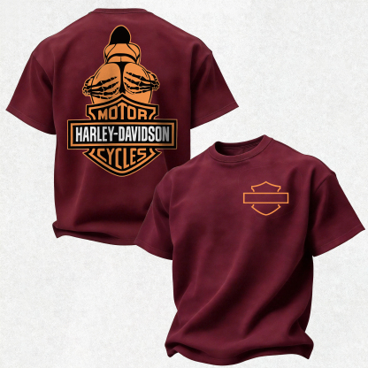  Motorcycles Printed Oversized Unisex T-shirt