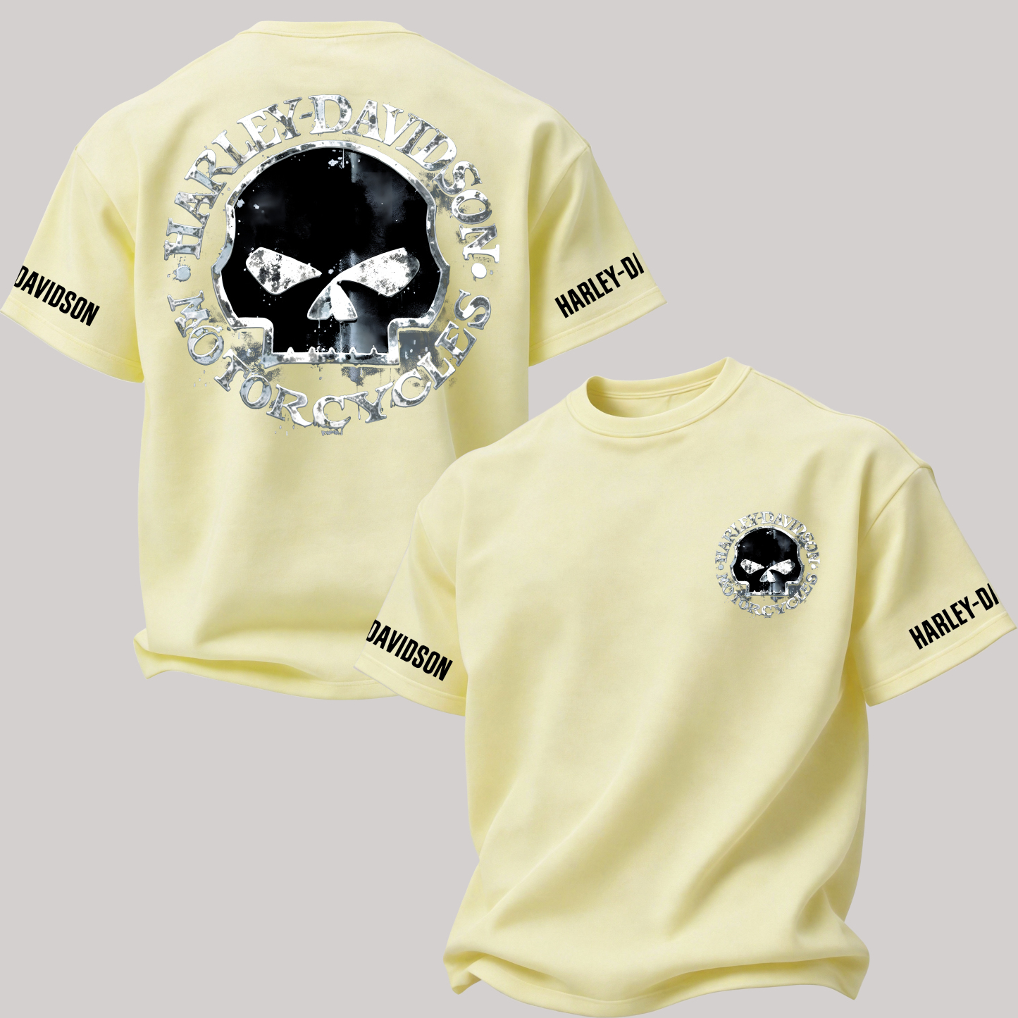  Motorcycles Printed Oversized Unisex T-shirt