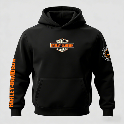  Motorcycles Printed Fleece-lined Unisex Hoodie