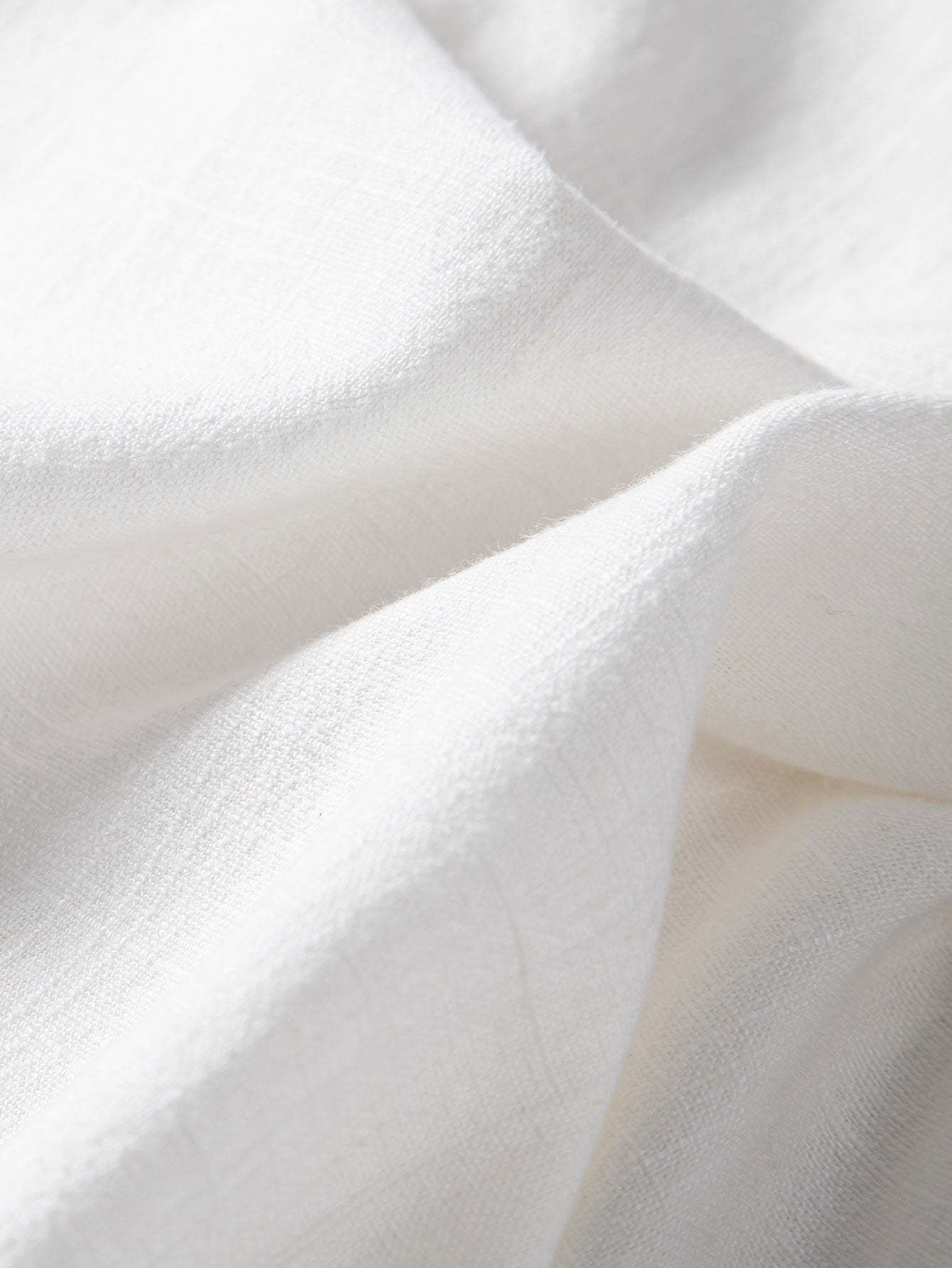 Short Sleeve V Neck Linen Rayon Blend Shirt