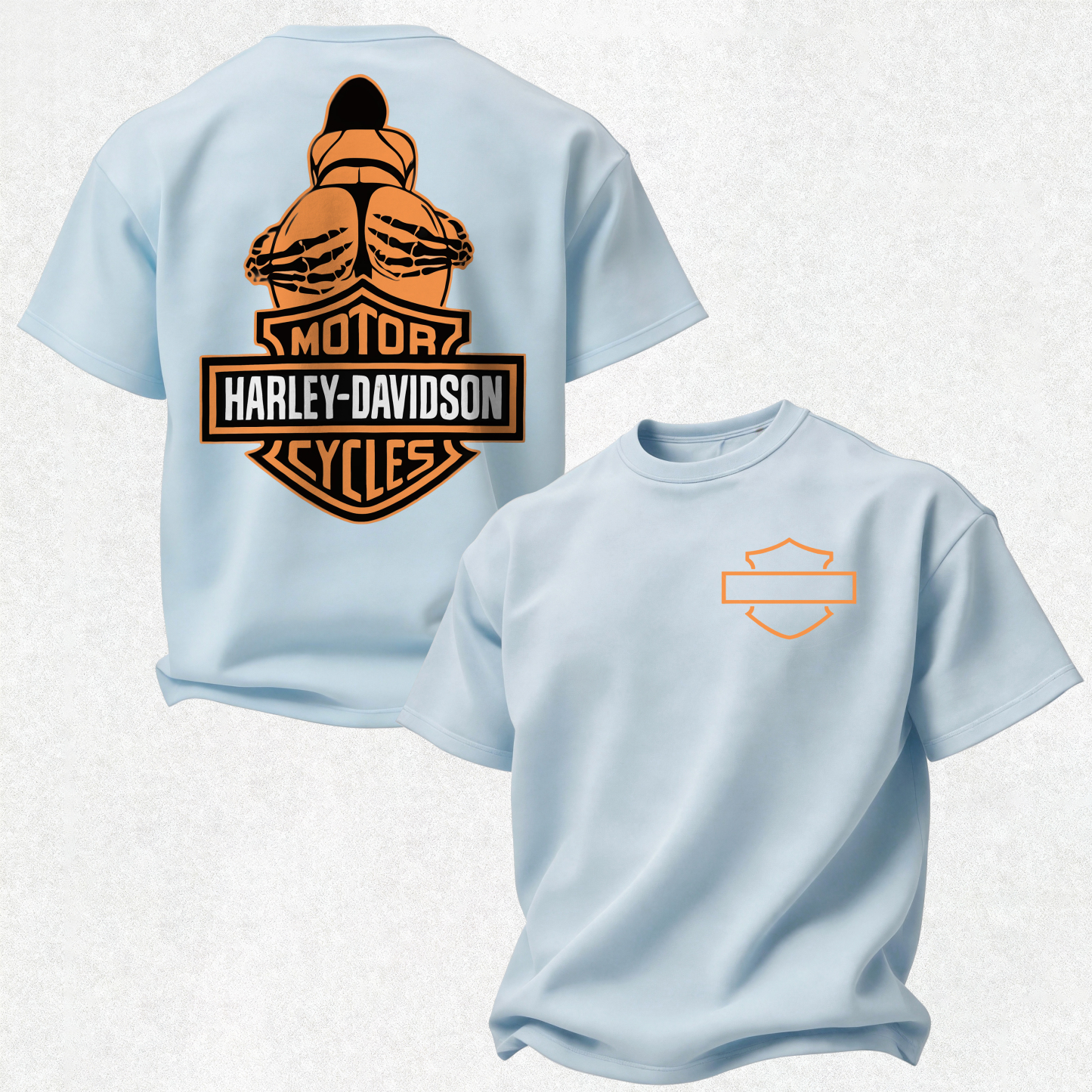  Motorcycles Printed Oversized Unisex T-shirt