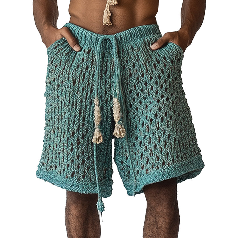 Men's Woven Casual Beach Shorts 