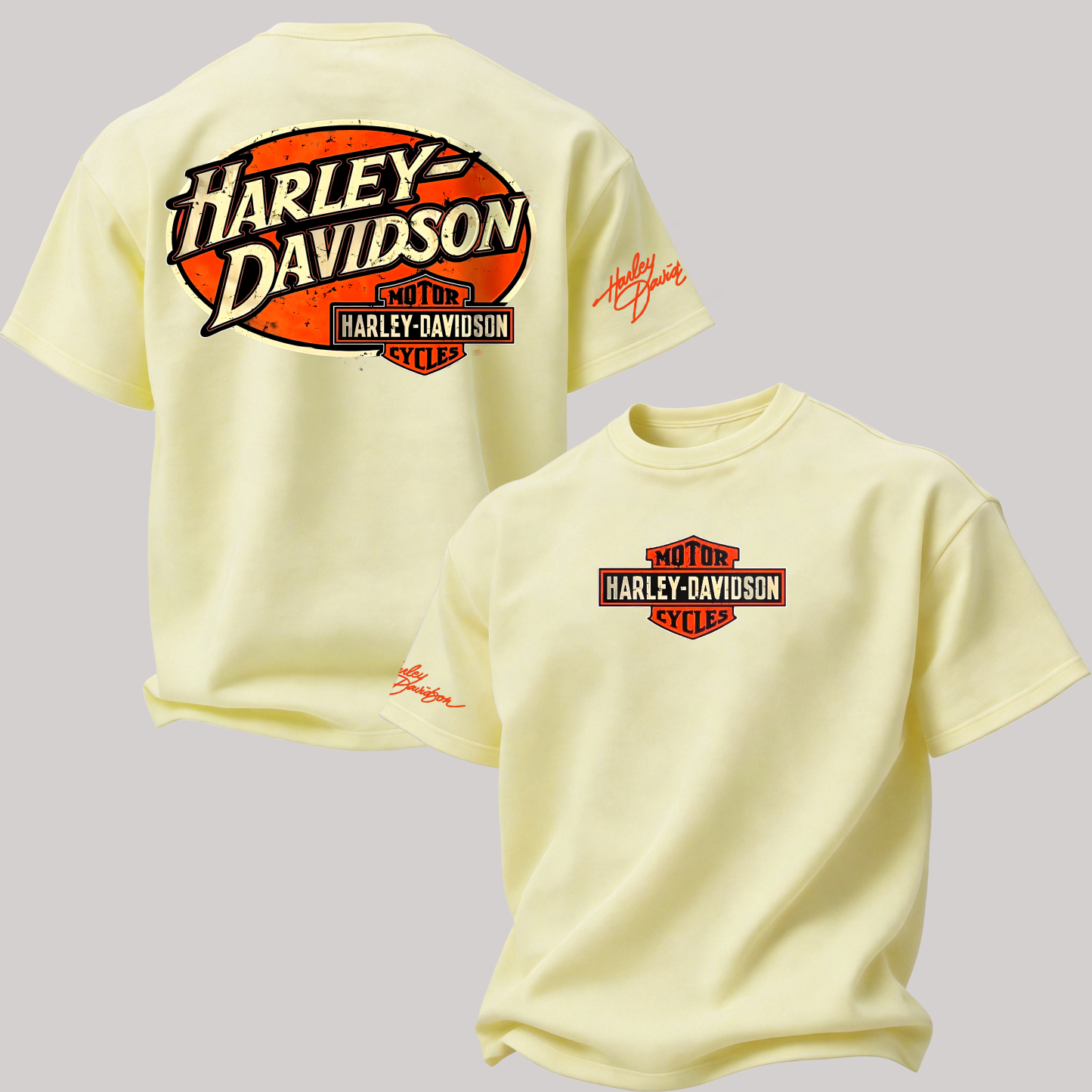  Motorcycles Printed Oversized Unisex T-shirt