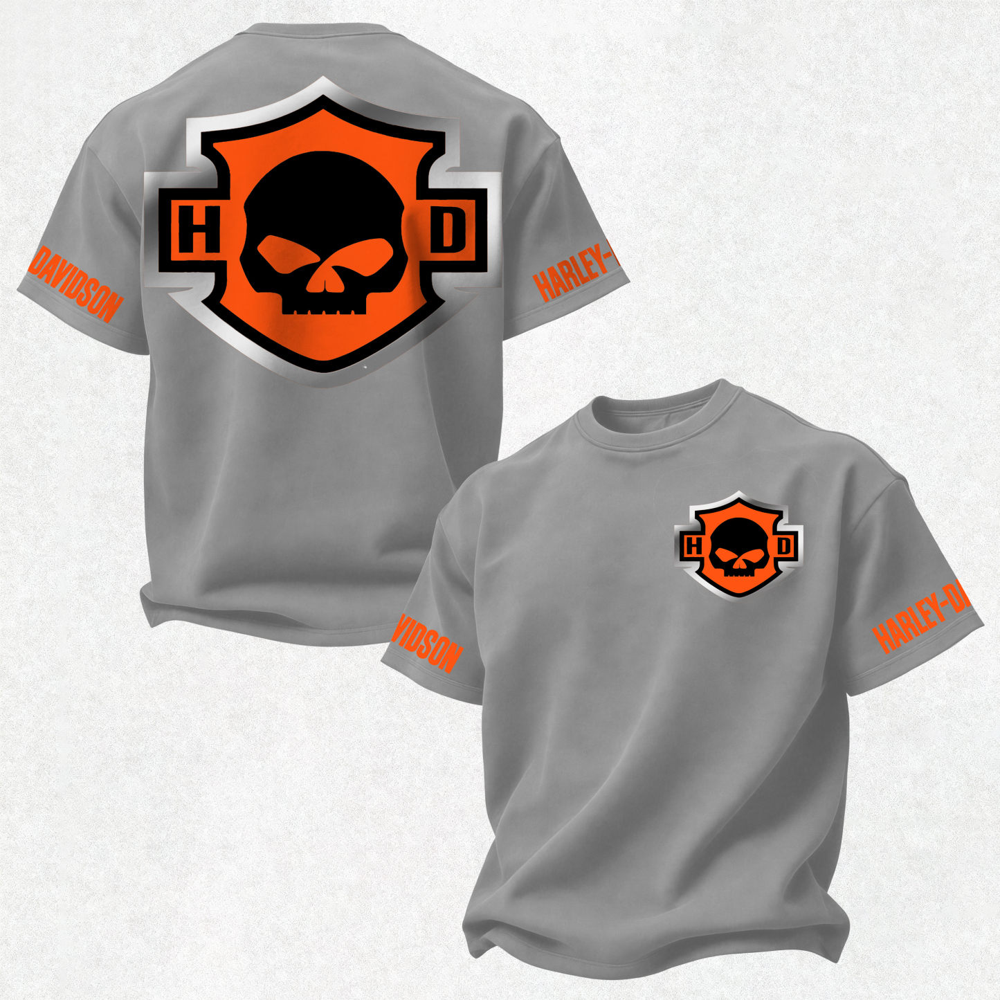 Harley-Davidson Printed Oversized Unisex T-shirt