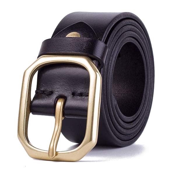 VINTAGE COWHIDE BELT 