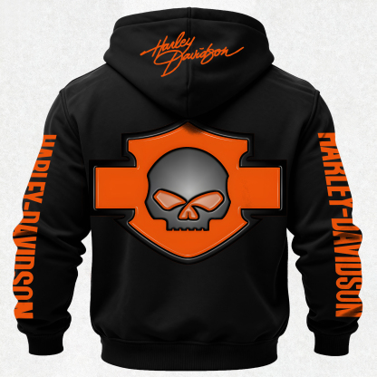  Motorcycles Printed Fleece-lined Unisex Hoodie